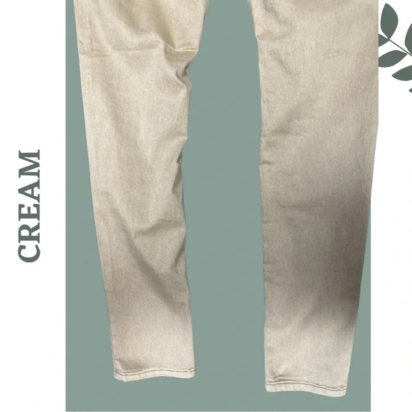 Cream Baily Regular Fit Cotton
TwillPant Exposed Button Detail Size
28 Tan - Picture 7 of 12